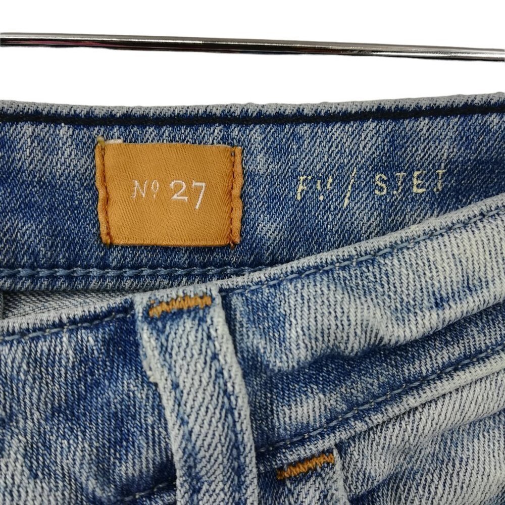 Pilcro & the Letterpress Stet Distressed Jean Shorts Size 27 Anthropologie Light - Picture 9 of 9